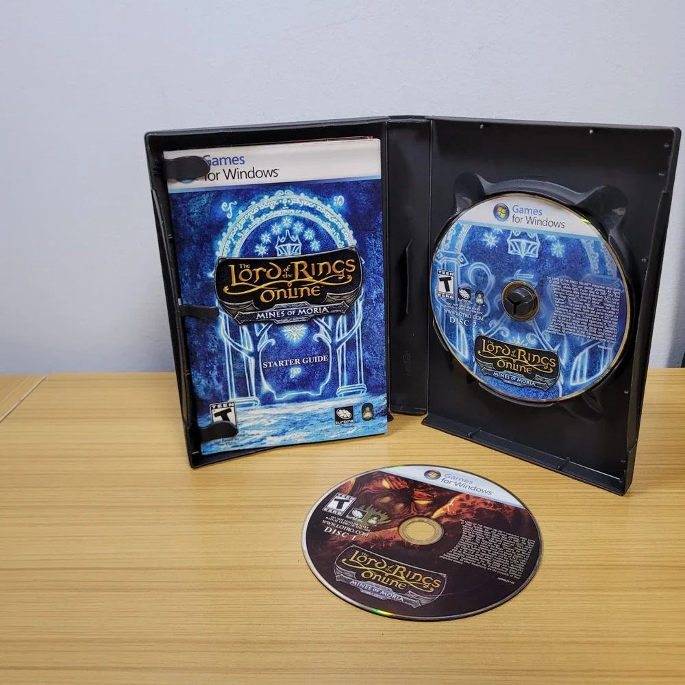 Lord of Rings Online PC DVD Complete Edition Mines of Moria Shadows Angmar, 2008